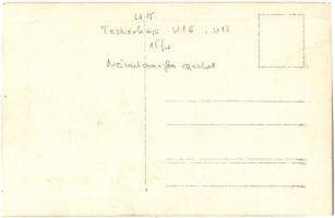 Német U-15 tengeralattjáró osztrák-magyar K.u.K. zászló alatt / K.u.K. Kriegsmarine, SM U-15 German ...