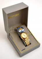 Citizen aranyszínű női karóra, működik, saját dobozában