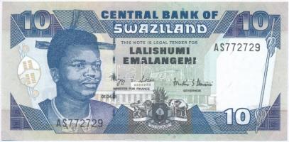 Szváziföld 2001. 10E T:I  Swaziland 2001. 10 Emalangeni C:UNC