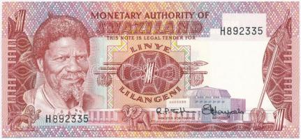 Szváziföld 1974. 1L T:I  Swaziland 1974. 1 Lilangeni C:UNC