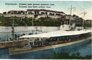 Dráva őrnaszád Péterváradnál / Dunai Flottila / Donau-Flotille / Hungarian river guard ship