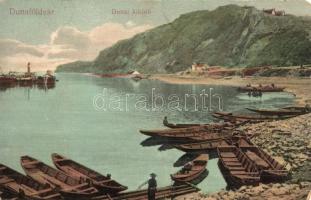 Dunaföldvár, Dunai kikötő csónakokkal (kopott sarkak / worn corners)