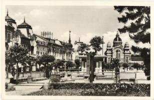 Marosvásárhely, Targu Mures; Széchenyi tér, Demeter Józsa üzlete / square, shop