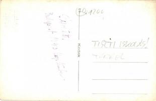 1943 Budapest, Tiszti iskolás tőrrel, Foto Anna / military school boy with dagger, photo