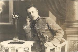 3 db RÉGI katonai fotólap 1917-ből, 1940-ből és 1942-ből / 3 military photo postcards from 1917, 194...