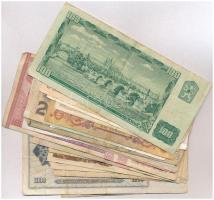 30db-os vegyes külföldi bankjegy tétel, közte Bosznia-Hercegovina, Csehszlovákia, Kína, Románia T:II...