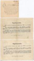 Budapest 1930. 30f "Szelvény 10kg búza, rozs vagy kétszereséről szóló gabonajegyhez" + 1P ...