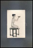 cca 1960-1970 30 db művészi akt, finoman erotikus fotót tartalmazó album