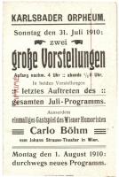 Karlovy Vary, Karlsbad; Giesshübl Sauerbrunn / Mattoni's Giesshübler / spa. Karlsbader Orpheum&...