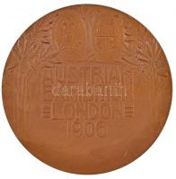 Nagy-Britannia 1906. "Őfelsége a Wales-i Herceg / Osztrák Kiállítás London 1906" Br emléké...