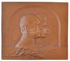 1907. "Nemzetközi Sütő-Czukrász és Rokonipari Kiállítás" Br plakett (88,76g/47x57mm) T:1-,2 / Hungary 1907. "International Pastry and Related Professions Exhibiton" Br plaque (88,76g/47x57mm) C:AU,XF