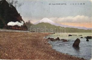 Mount Fuji, from Satta, locomotive (EK)