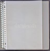 Közepes gyűrűs képeslapalbum 88 férőhellyel / Medium sized annular postcard album for 88 postcards (...