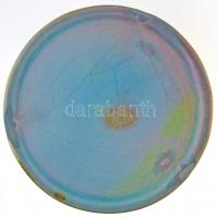 DN "Országos Bélyegnapi Kiállítás Budapest" eozin mázas Zsolnay porcelán emlékplakett (100...