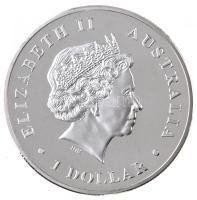 Ausztrália 2015. 1$ II. Erzsébet / Ausztrál Krokodil T:PP Australia 2015. 1 Dollar Elisabeth II / Australian Crocodile C:PP