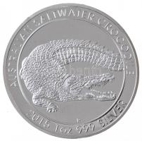 Ausztrália 2015. 1$ "II. Erzsébet / Ausztrál Krokodil" T:PP Australia 2015. 1 Dollar "...