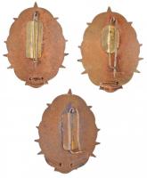 ~1975. 1., 2. és 3. osztályos távírász jelvények (3x) T:2