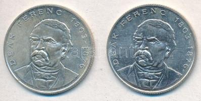 1994. 200Ft Ag "Deák" (2x) T:1-,2