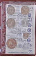 Izrael 1a-5L (7xklf) forgalmi szett eredeti tokban T:1
Israel 1 Agora - 5 Lirot (7xdiff) coin set i...