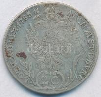 1785E 20kr Ag "II. József" (6,22g) T:2-,3
Hungary 1785E 20 Kreuzer Ag "Joseph II&quo...