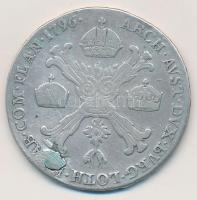 Osztrák Németalföld 1796B 1/2 Koronatallér Ag "II. Ferenc" (14,46g) T:2-,3 lyuktömött
Aus...