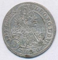 Csehország / Történelmi tartomány 1703GE 3kr Ag "I. Lipót" Prága T:2 Bohemia 1703GE 3 Kreuzer Ag "Leopold I" Prague C:XF