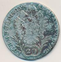Ausztria 1803C 20kr Ag "II. Ferenc" (6,47g) T:2- patina
Austria 1803C 20 Kreuzer Ag "...