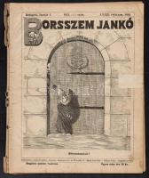 1899 Borsszem Jankó három száma, 1899. Január 1.,8.,15., XXXII. évf. 1621. (1.) szám, 1622. (2.) szám, 1623. (3.) szám, egybekötve.