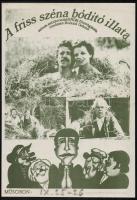 1979 A friss széna bódító illata, NDK filmvígjáték plakát, 41x28,5 cm