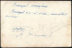 1942 Budapest, Országház belső, a Nemzetközi Vásár idejéről, hátoldalán feliratozva, 12x18 cm