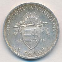 1938. 5P Ag "Szent István" T:1-,2 kis ph.
Adamo P8.1