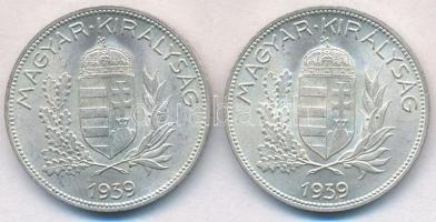 1939. 1P Ag (2x) T:1- Adamo P6