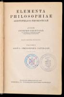 Gredt, Joseph: Elementa philosophiae Aristotelico-Thomisticae. 1. köt.: Logica, philosophia naturali...