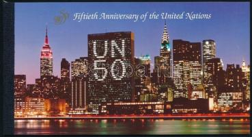 50th anniversary of the UN stamp booklet, 50 éves az ENSZ bélyegfüzet