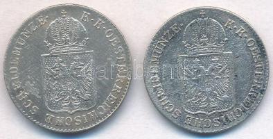 Ausztria 1848A 6kr Ag + 1849A 6kr Ag T:2-
Austria 1848A 6 Kreuzer Ag + 1849A 6 Kreuzer Ag C:VF