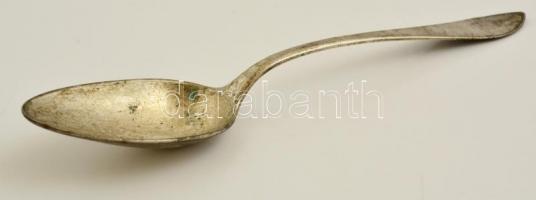 Antik ezüst kanalak ( 3 db), jelzett, h:14-23 cm, nettó:110 g