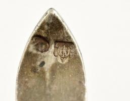 Antik ezüst kanalak ( 3 db), jelzett, h:14-23 cm, nettó:110 g