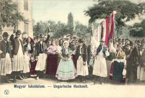 Magyar paraszt lakodalom / Hungarian peasant wedding, folklore / Ungarische Bauern Hochzeit