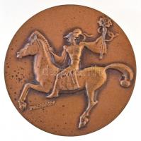 Madarassy Walter (1909-1994) DN "Budapest Sport Egyesület Fotószakosztálya" bronzozott fém...