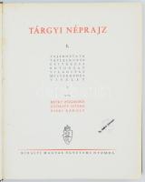 Bátky Zsigmond-Győrffy István-Viski Károly: A magyarság néprajza. I-IV. kötet. I-II. kötet: A magyar...
