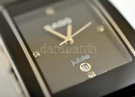 Rado Jubilé Diastar kerámia és fém tokos és szíjas, extra karcálló, naptáras férfi karóra. Svájci ór...