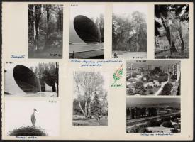 1971-1973 Kosd, Miskolctapolca, Dobogókő, Börzsöny, Tata, Salgó, 53 db fotó, városképek, tájképek, p...