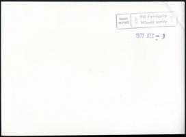 1973-1981 Ganz-Mávag gyárakról készült belső és külső fotók, 6 db, acélszerkezeti gyár műszaki osztá...