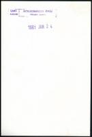 1973-1981 Ganz-Mávag gyárakról készült belső és külső fotók, 6 db, acélszerkezeti gyár műszaki osztá...