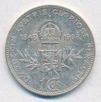 Ausztria 1908. 1K Ag "Ferenc József - Jubileum" T:2
Austria 1908. 1 Corona Ag "Franz...