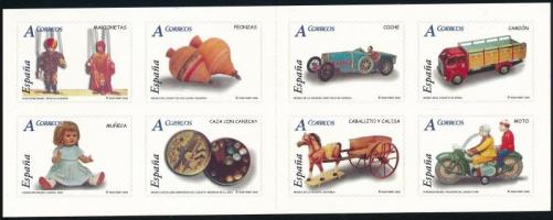 Children's games self-adhesive stamp booklet, Gyermekjátékok öntapadós bélyegfüzet