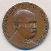 1968. Semmelweis Ignácz Fülöp 1818-1865 / Septimana Solemnis Br emlékérem (30,5mm) T:2 ph.