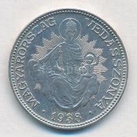 1938. 2P Ag "mosolygós Madonna" T:1- Adamo P7