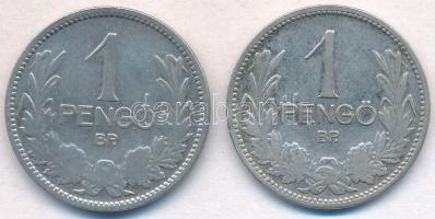 1926-1927. 1P Ag (2x) T:2-