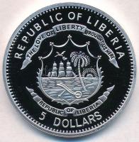 Libéria 2010. 5$ ezüstözött Cu "Nagy Hadvezérek / Marcus Antonius" T:PP 
Liberia 2010. 5 ...